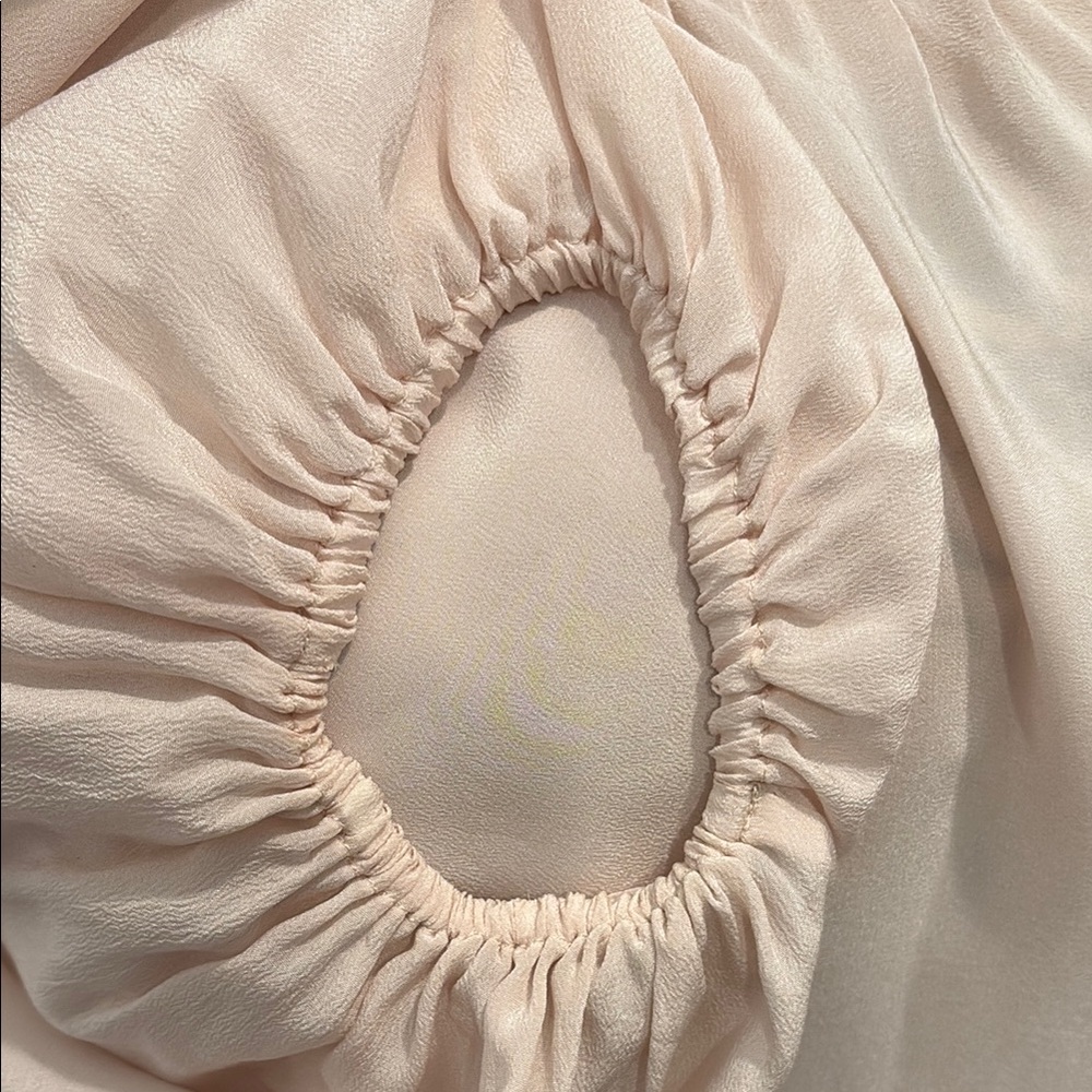 Pink Ruched Relaxed Blouse - Picture 3 of 13